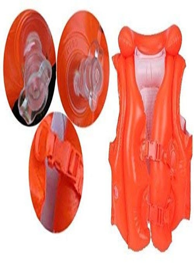 بوكسو سترة سباحة للمبتدئين من بوكسو للأطفال، سترة نجاة قابلة للنفخ، ملحقات حمام سباحة للأطفال، عبوة من قطعة واحدة (مقاس 12) - Image 3